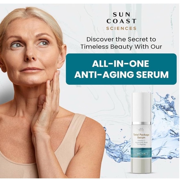 Sun Coast Science Total Package SerumVitamin C Hyaluronic Acid 1Ounce set/2(mo4) - Picture 3 of 7